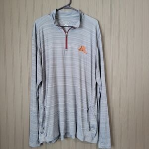 Champion Minnesota Gophers Quarter 1/4 Zip Long Sleeve Shirt Gray Men's Size 2XL